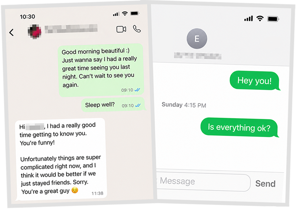 Examples of WeakTexting Energy