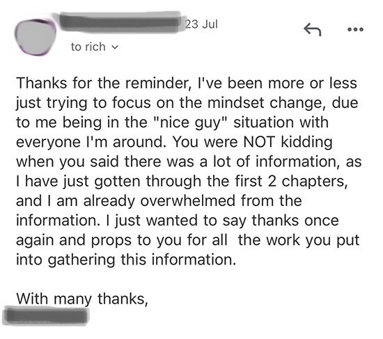 Killed Mr Nice Guy customer review